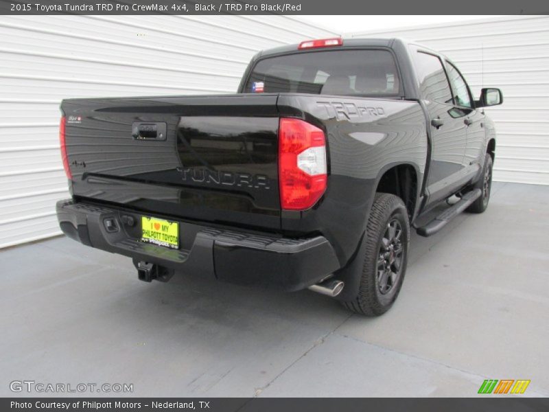 Black / TRD Pro Black/Red 2015 Toyota Tundra TRD Pro CrewMax 4x4