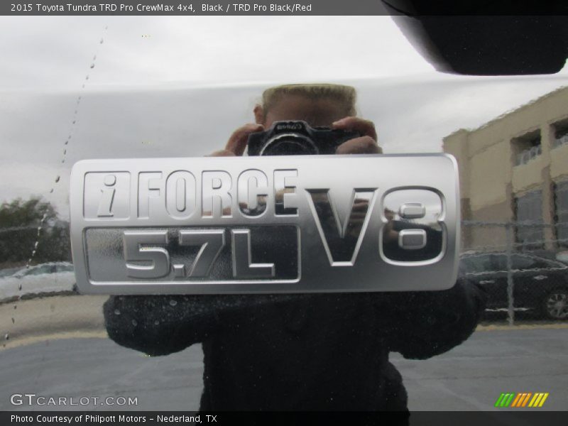 Black / TRD Pro Black/Red 2015 Toyota Tundra TRD Pro CrewMax 4x4