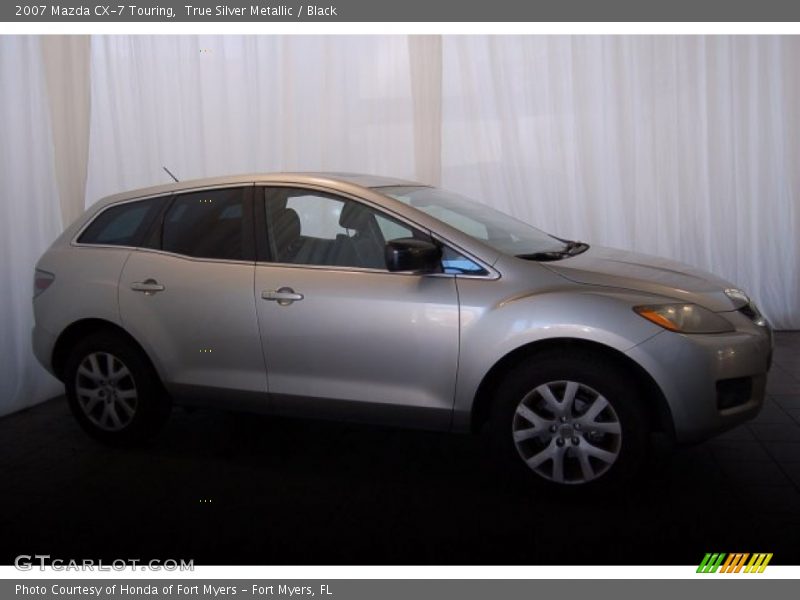 True Silver Metallic / Black 2007 Mazda CX-7 Touring