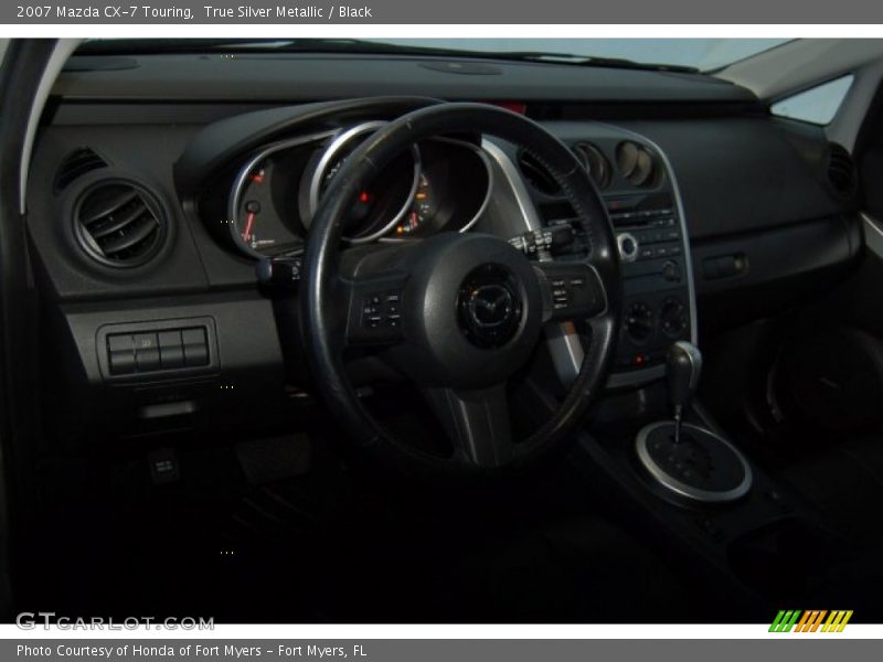 True Silver Metallic / Black 2007 Mazda CX-7 Touring