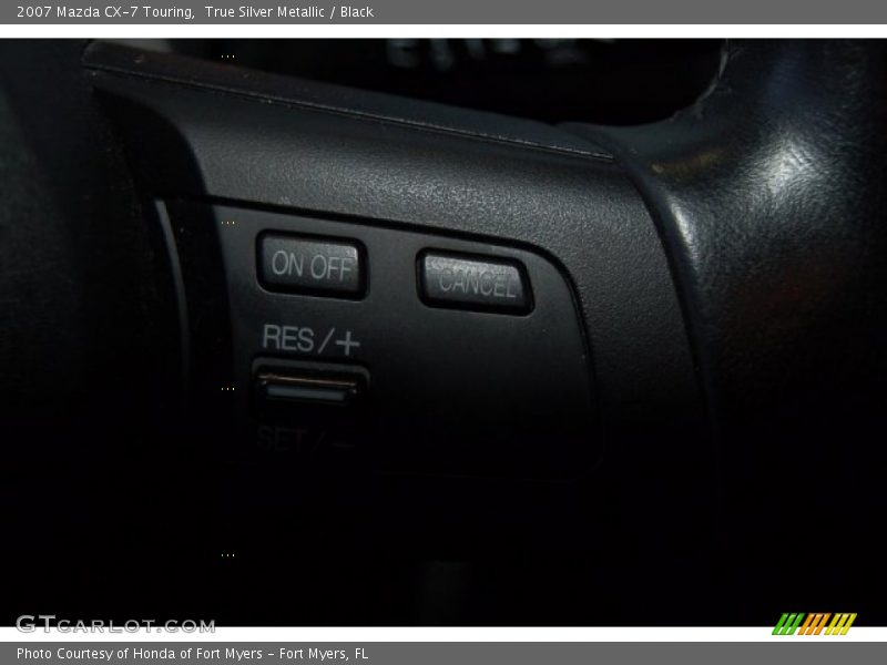True Silver Metallic / Black 2007 Mazda CX-7 Touring