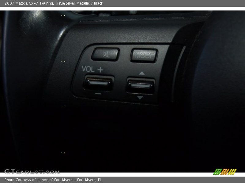 True Silver Metallic / Black 2007 Mazda CX-7 Touring