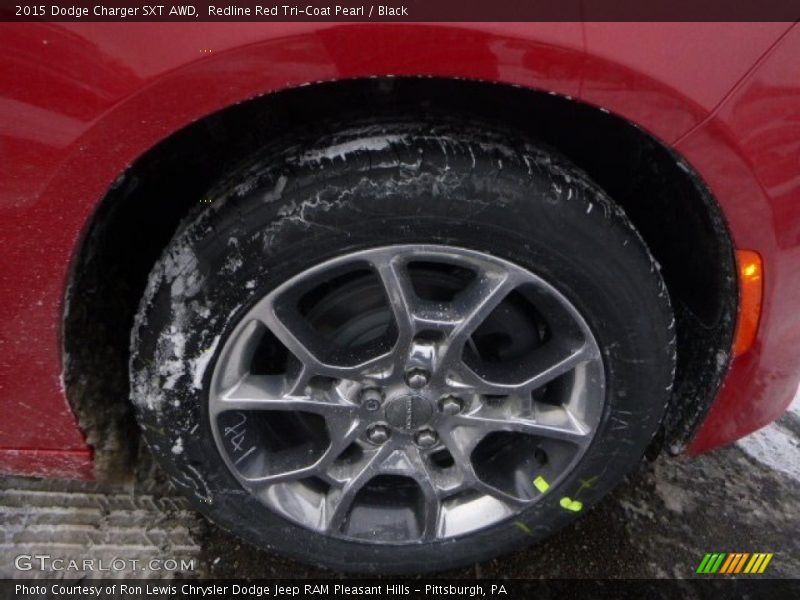 Redline Red Tri-Coat Pearl / Black 2015 Dodge Charger SXT AWD