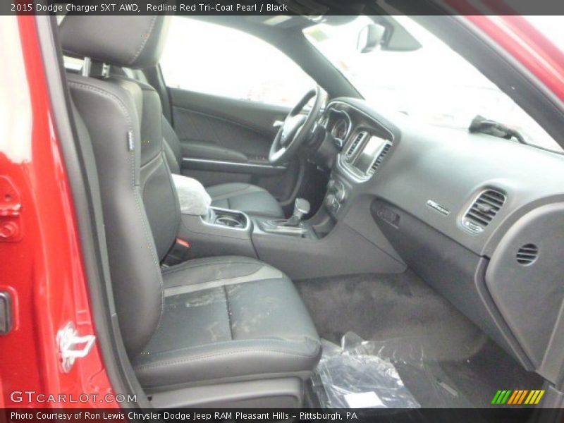 Redline Red Tri-Coat Pearl / Black 2015 Dodge Charger SXT AWD