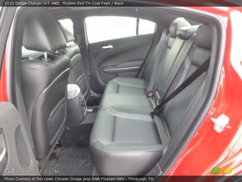 Redline Red Tri-Coat Pearl / Black 2015 Dodge Charger SXT AWD