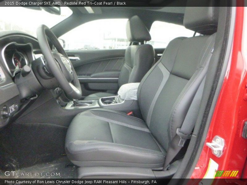Redline Red Tri-Coat Pearl / Black 2015 Dodge Charger SXT AWD