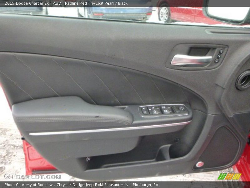 Redline Red Tri-Coat Pearl / Black 2015 Dodge Charger SXT AWD