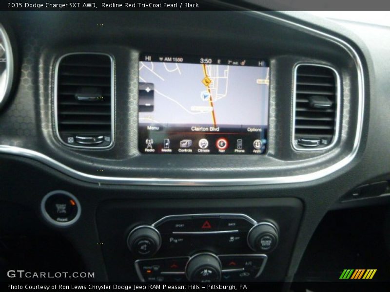 Redline Red Tri-Coat Pearl / Black 2015 Dodge Charger SXT AWD