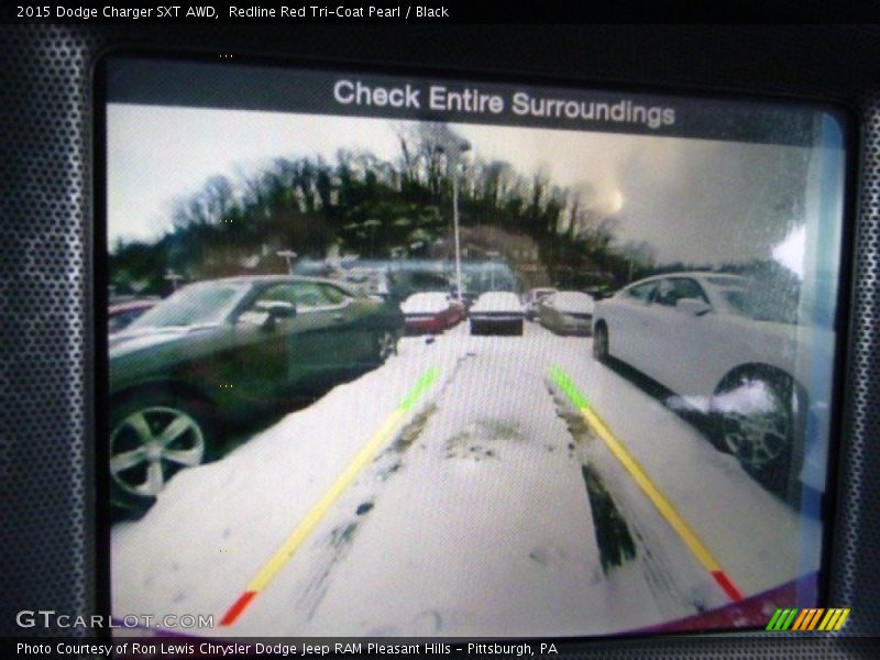 Redline Red Tri-Coat Pearl / Black 2015 Dodge Charger SXT AWD