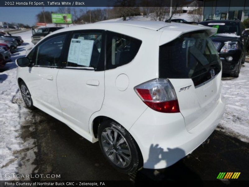 Taffeta White / Black 2012 Honda Fit Sport