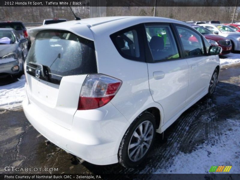 Taffeta White / Black 2012 Honda Fit Sport