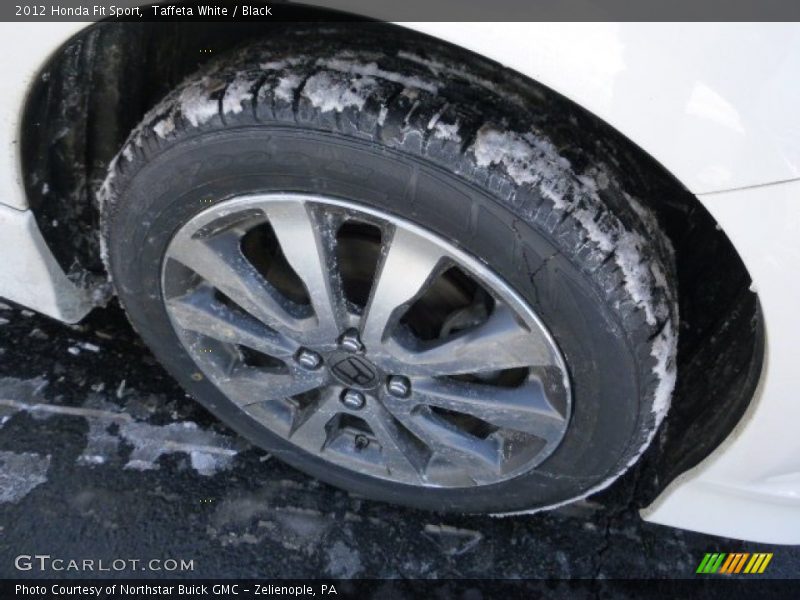 Taffeta White / Black 2012 Honda Fit Sport