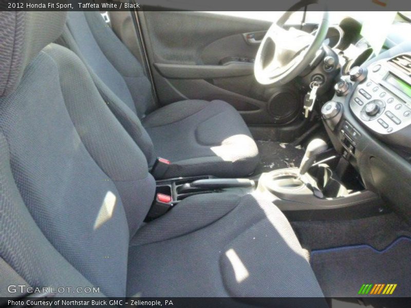 Taffeta White / Black 2012 Honda Fit Sport