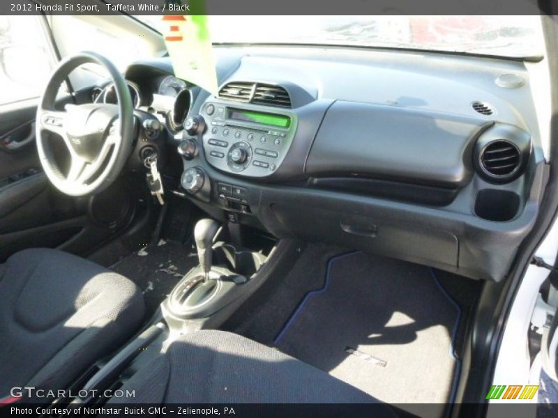 Taffeta White / Black 2012 Honda Fit Sport