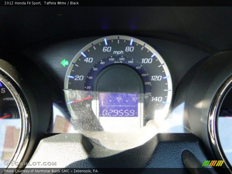 Taffeta White / Black 2012 Honda Fit Sport