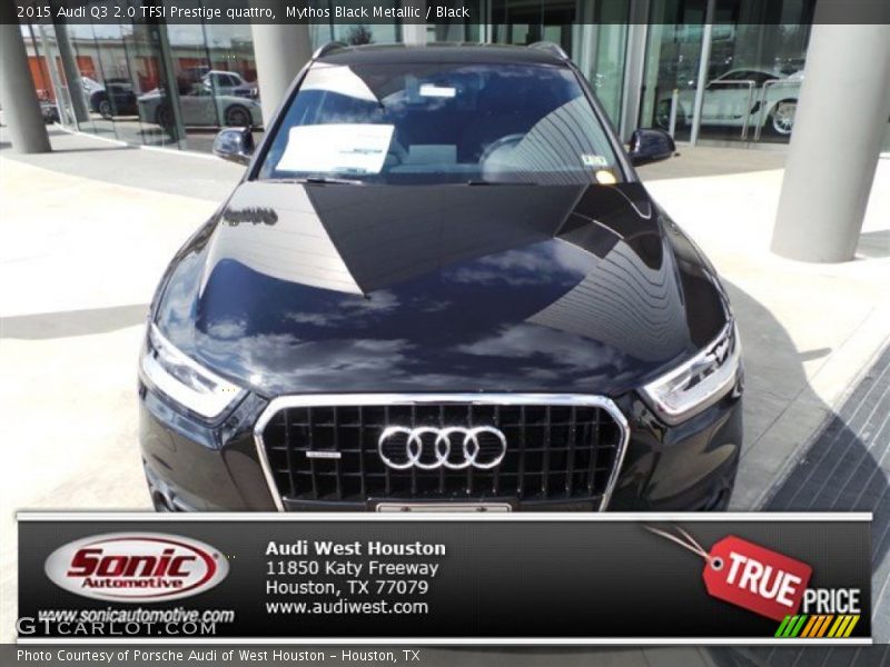 Mythos Black Metallic / Black 2015 Audi Q3 2.0 TFSI Prestige quattro