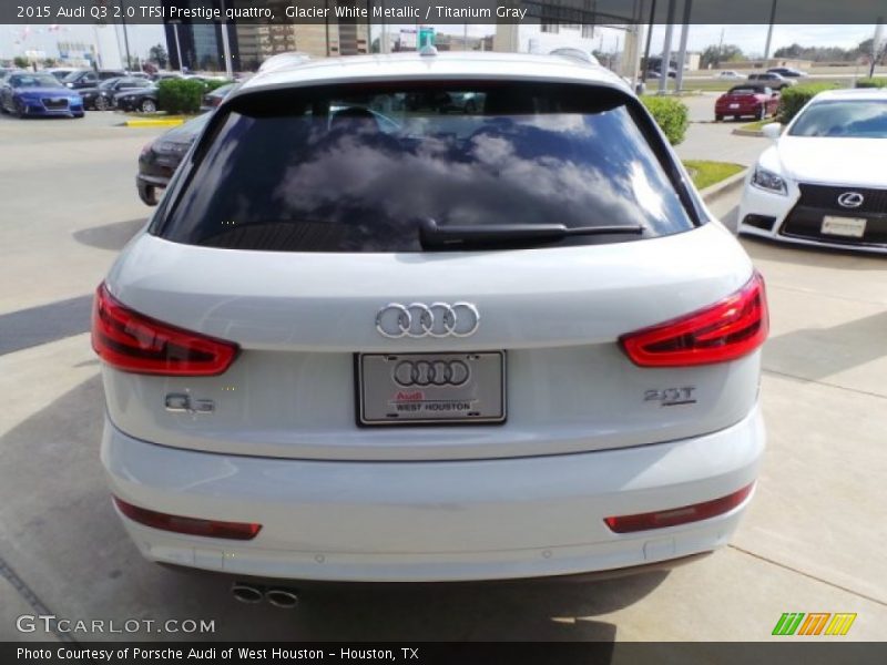Glacier White Metallic / Titanium Gray 2015 Audi Q3 2.0 TFSI Prestige quattro