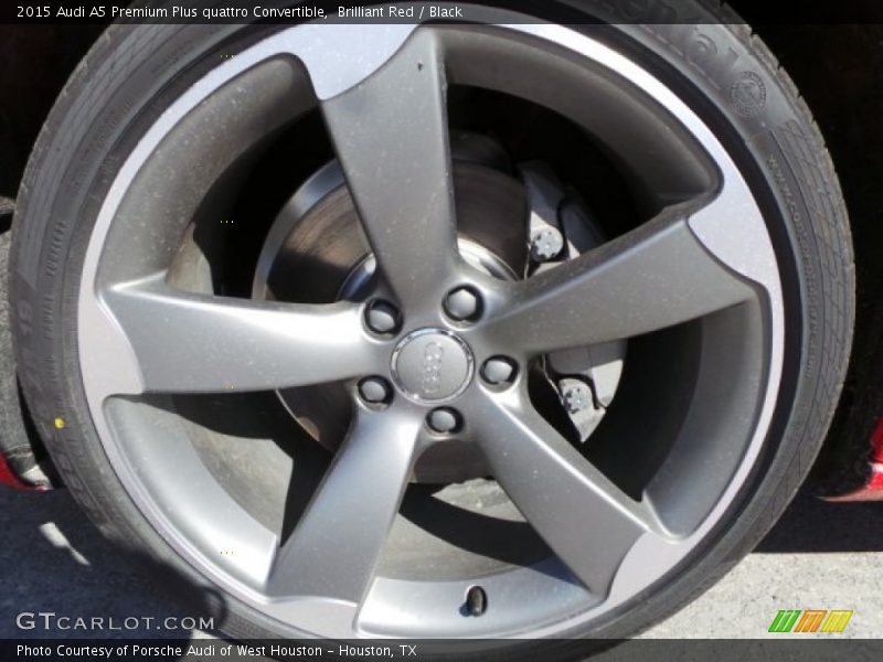 Brilliant Red / Black 2015 Audi A5 Premium Plus quattro Convertible