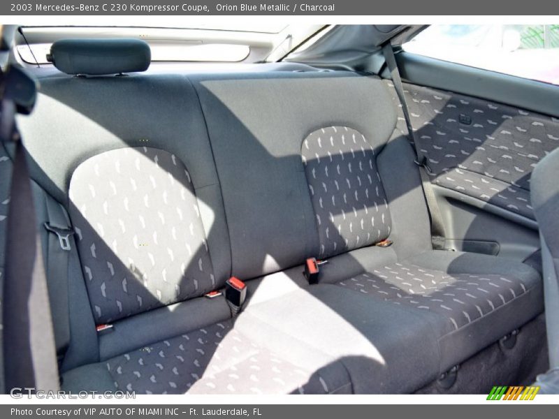 Rear Seat of 2003 C 230 Kompressor Coupe