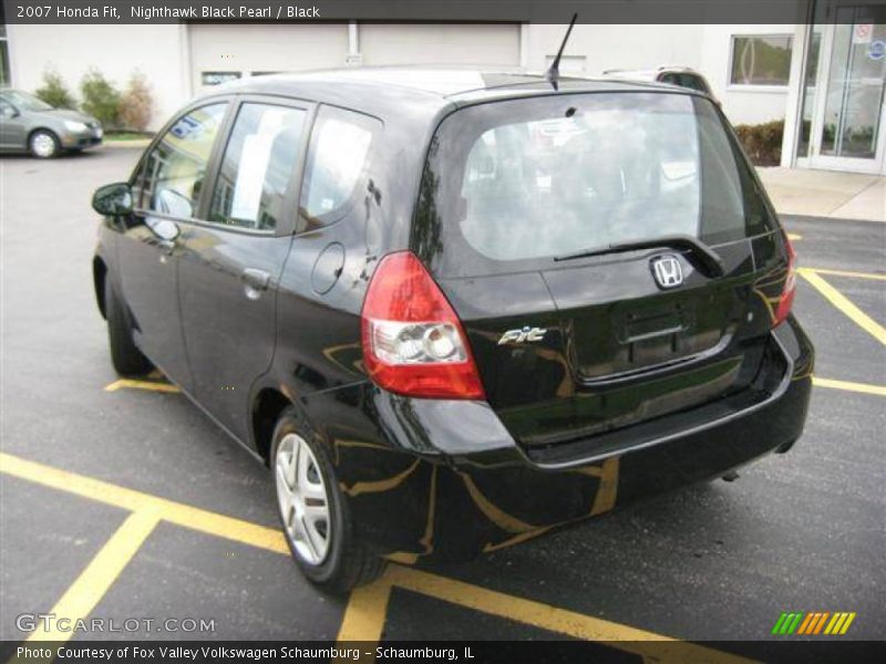Nighthawk Black Pearl / Black 2007 Honda Fit