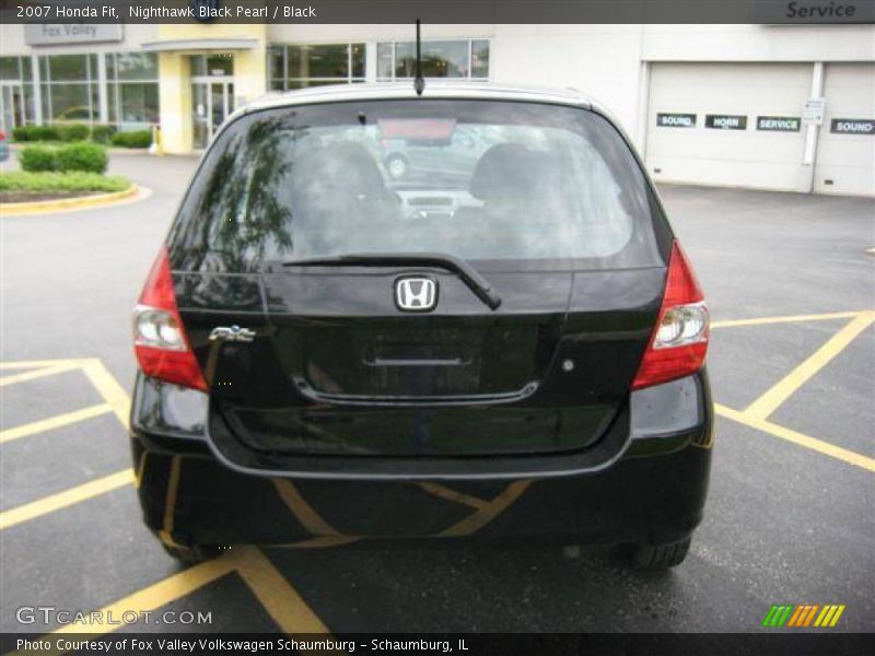 Nighthawk Black Pearl / Black 2007 Honda Fit