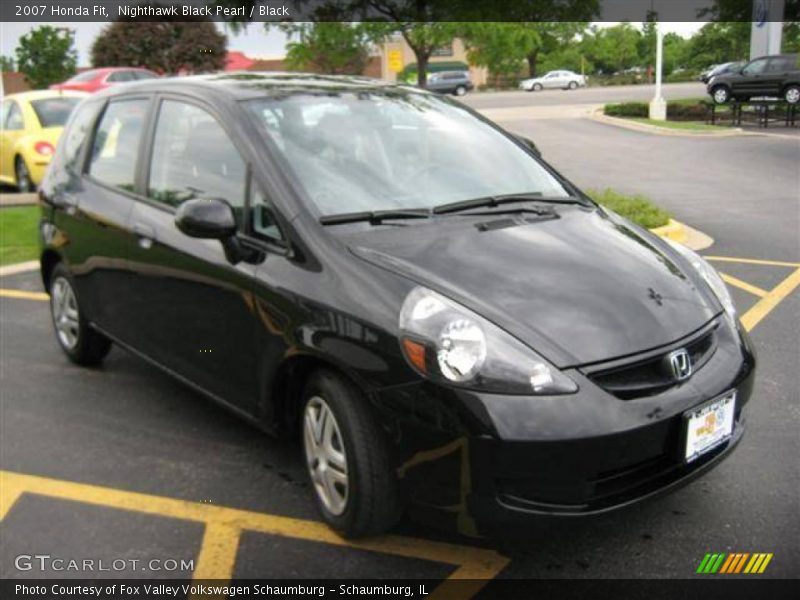 Nighthawk Black Pearl / Black 2007 Honda Fit