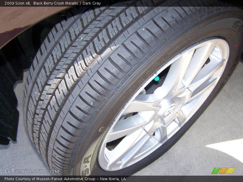 Black Berry Crush Metallic / Dark Gray 2009 Scion xB
