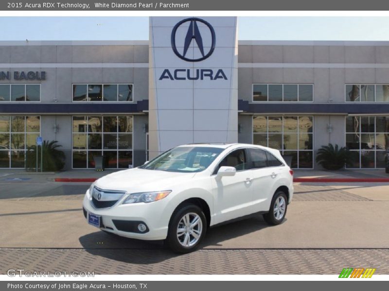 White Diamond Pearl / Parchment 2015 Acura RDX Technology