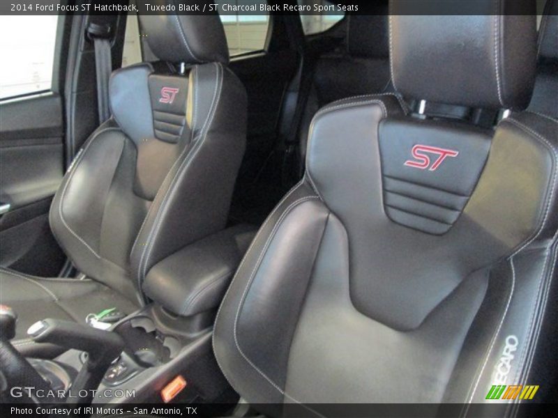 Tuxedo Black / ST Charcoal Black Recaro Sport Seats 2014 Ford Focus ST Hatchback