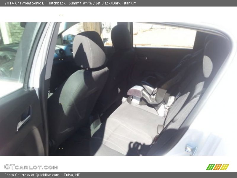 Summit White / Jet Black/Dark Titanium 2014 Chevrolet Sonic LT Hatchback