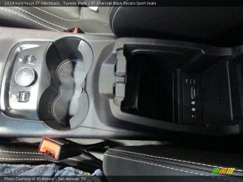 Tuxedo Black / ST Charcoal Black Recaro Sport Seats 2014 Ford Focus ST Hatchback