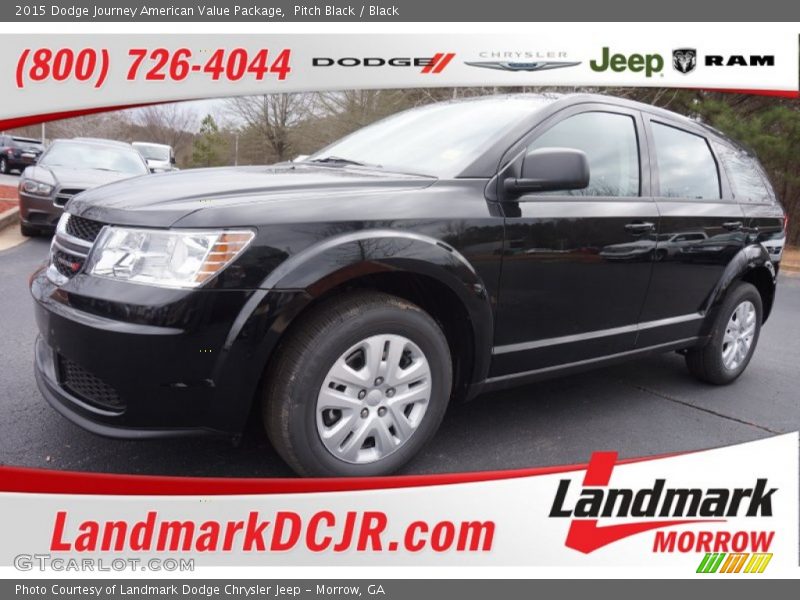 Pitch Black / Black 2015 Dodge Journey American Value Package