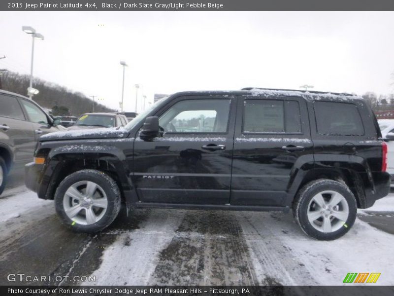 Black / Dark Slate Gray/Light Pebble Beige 2015 Jeep Patriot Latitude 4x4