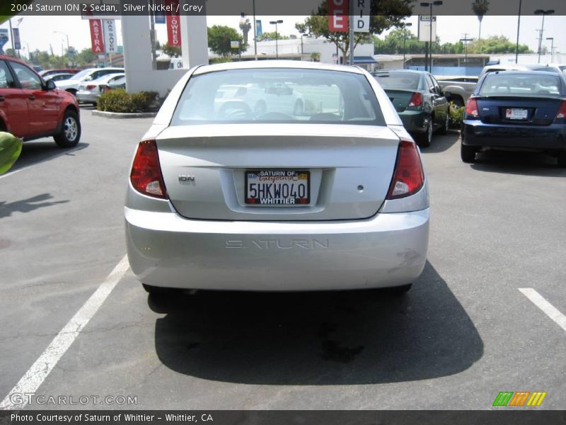 Silver Nickel / Grey 2004 Saturn ION 2 Sedan