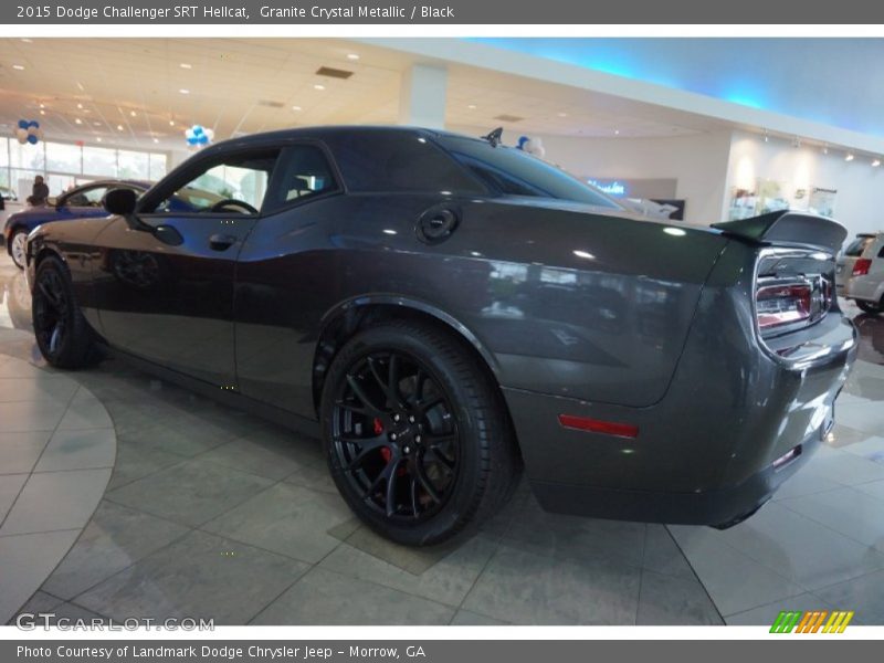 Granite Crystal Metallic / Black 2015 Dodge Challenger SRT Hellcat