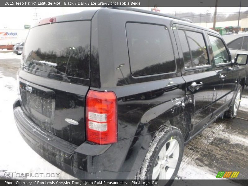 Black / Dark Slate Gray/Light Pebble Beige 2015 Jeep Patriot Latitude 4x4