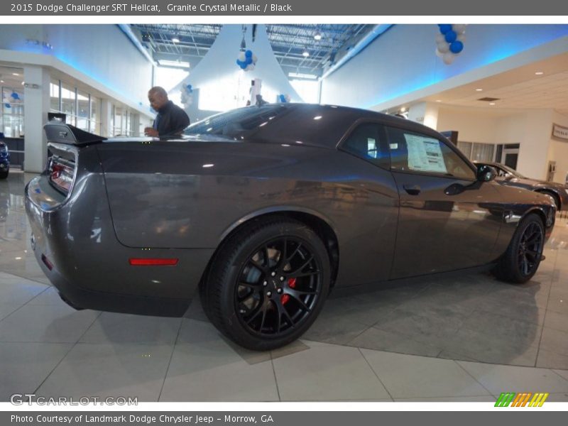 Granite Crystal Metallic / Black 2015 Dodge Challenger SRT Hellcat
