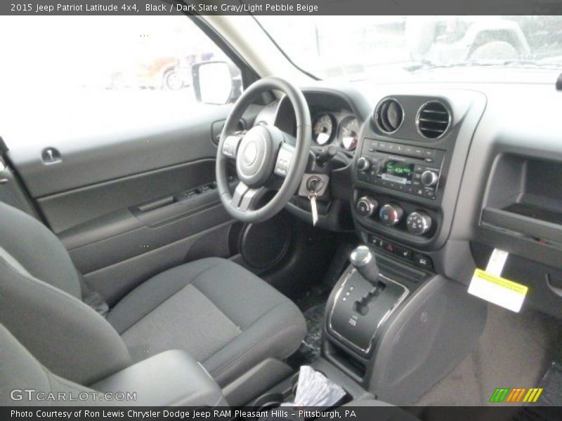 Black / Dark Slate Gray/Light Pebble Beige 2015 Jeep Patriot Latitude 4x4