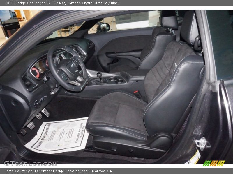Granite Crystal Metallic / Black 2015 Dodge Challenger SRT Hellcat