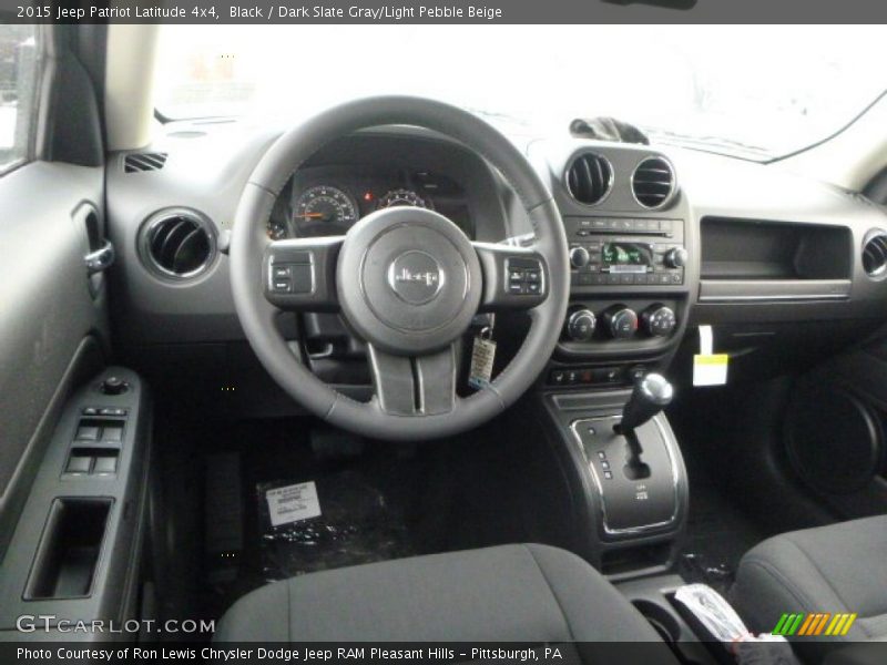 Black / Dark Slate Gray/Light Pebble Beige 2015 Jeep Patriot Latitude 4x4