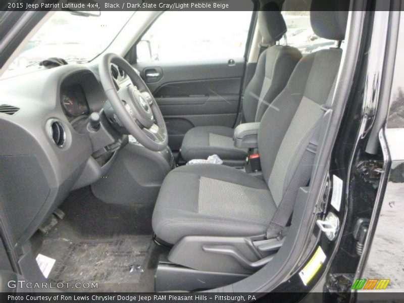 Black / Dark Slate Gray/Light Pebble Beige 2015 Jeep Patriot Latitude 4x4