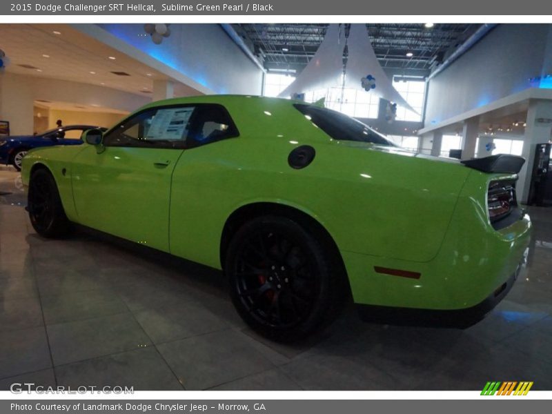  2015 Challenger SRT Hellcat Sublime Green Pearl