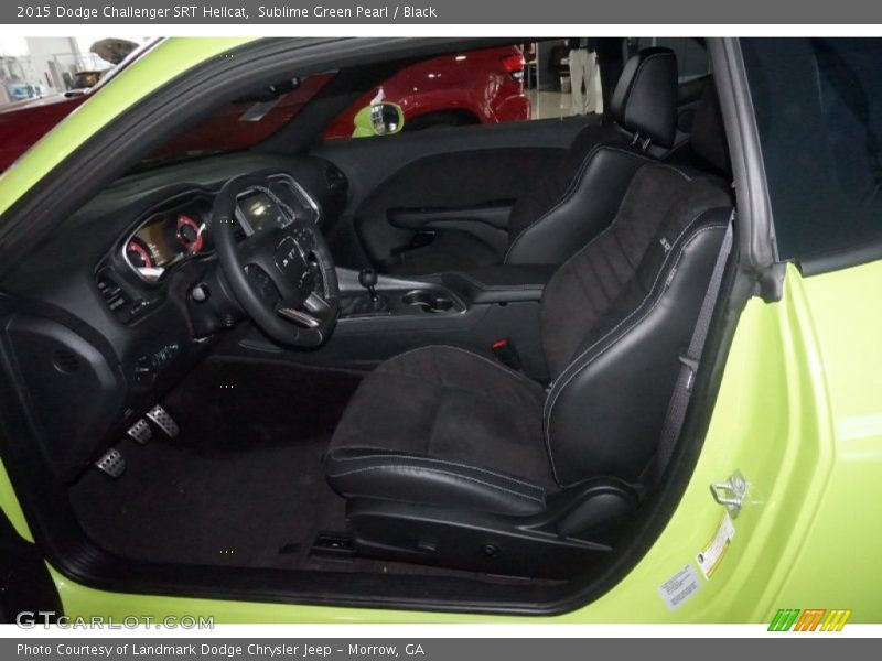 Front Seat of 2015 Challenger SRT Hellcat