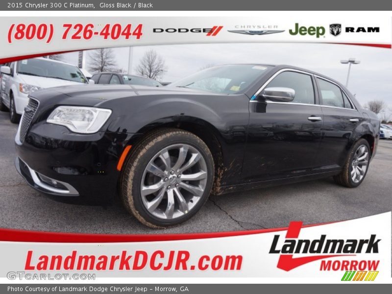 Gloss Black / Black 2015 Chrysler 300 C Platinum