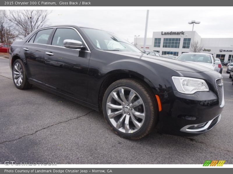 Gloss Black / Black 2015 Chrysler 300 C Platinum
