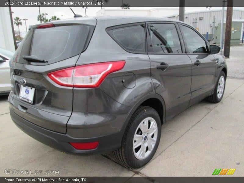 Magnetic Metallic / Charcoal Black 2015 Ford Escape S