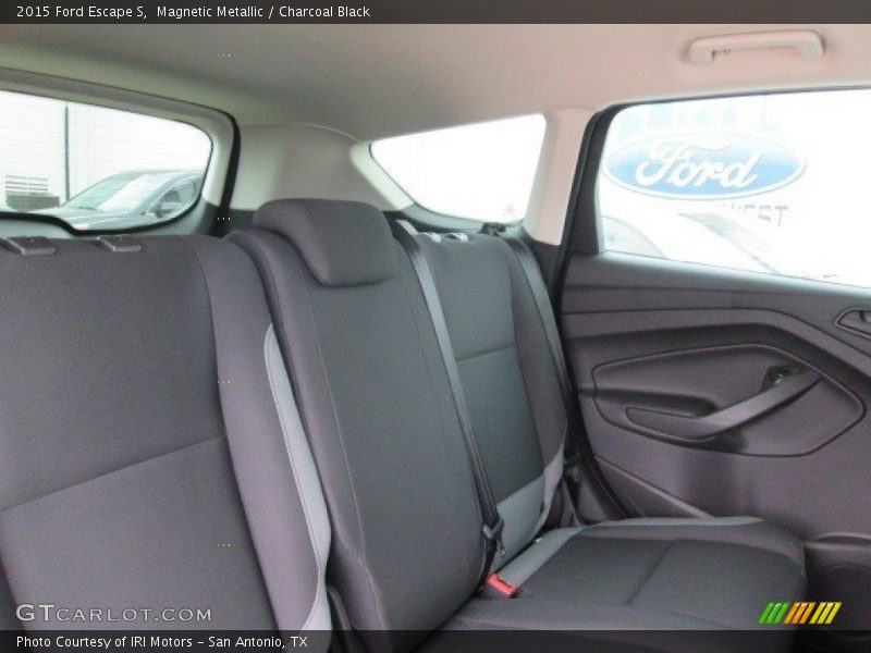Magnetic Metallic / Charcoal Black 2015 Ford Escape S