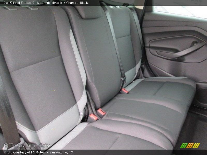 Magnetic Metallic / Charcoal Black 2015 Ford Escape S
