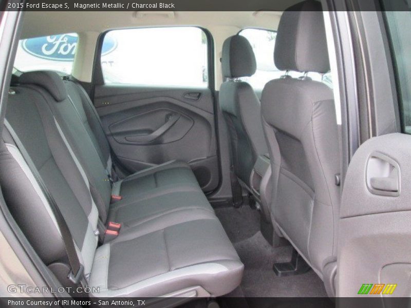 Magnetic Metallic / Charcoal Black 2015 Ford Escape S