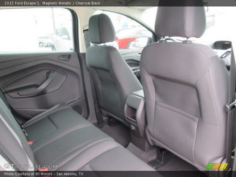 Magnetic Metallic / Charcoal Black 2015 Ford Escape S